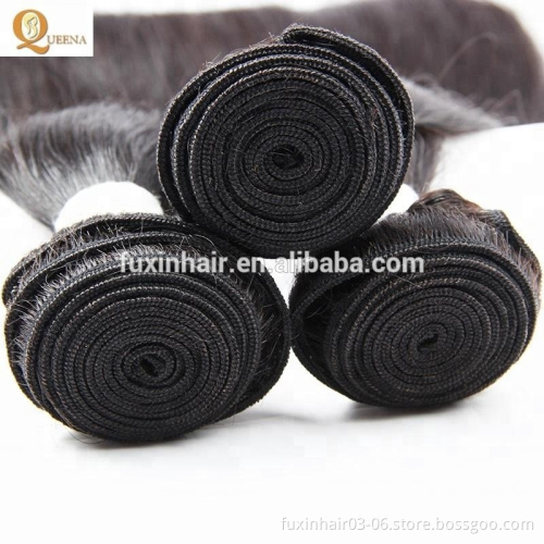 Hair Extensions Bundle Wholesale in India Single Donor Raw Human with Closure Double Drawn Indian with 13*4 Frontal Remy Hair